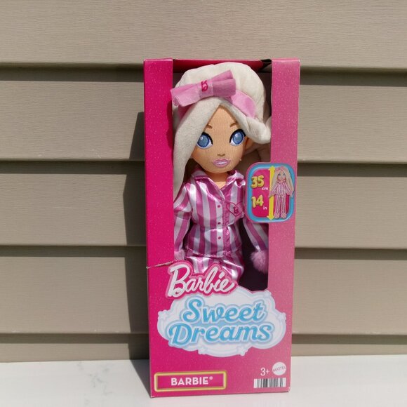 Barbie Sweet Dreams Barbie “Malibu” in Bedtime Outfit Sofl Plush Doll - Picture 2 of 8